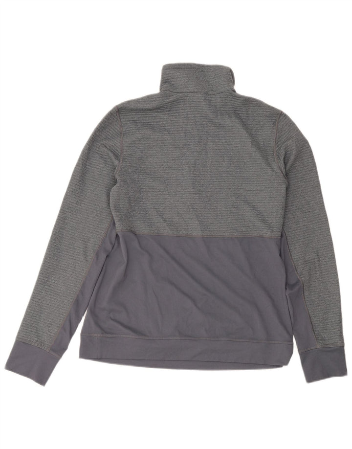 Adidas Mujer Climalite Jersey Chándal Top UK 12/14 Gris Medio