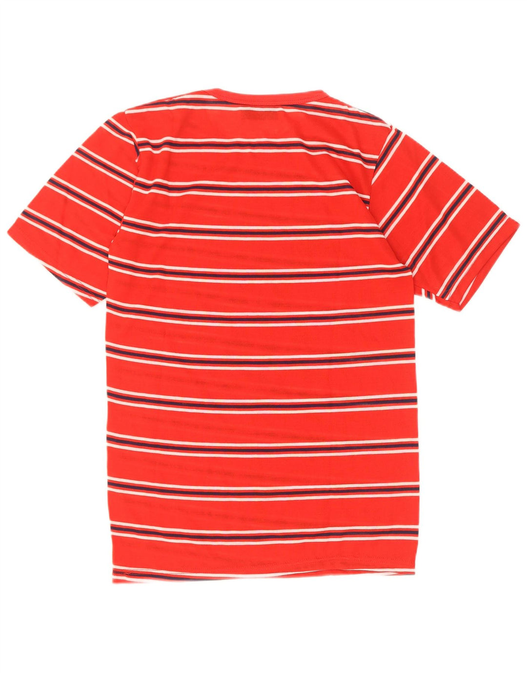 Vintage camiseta para hombre Top pequeño acrílico a rayas rojas