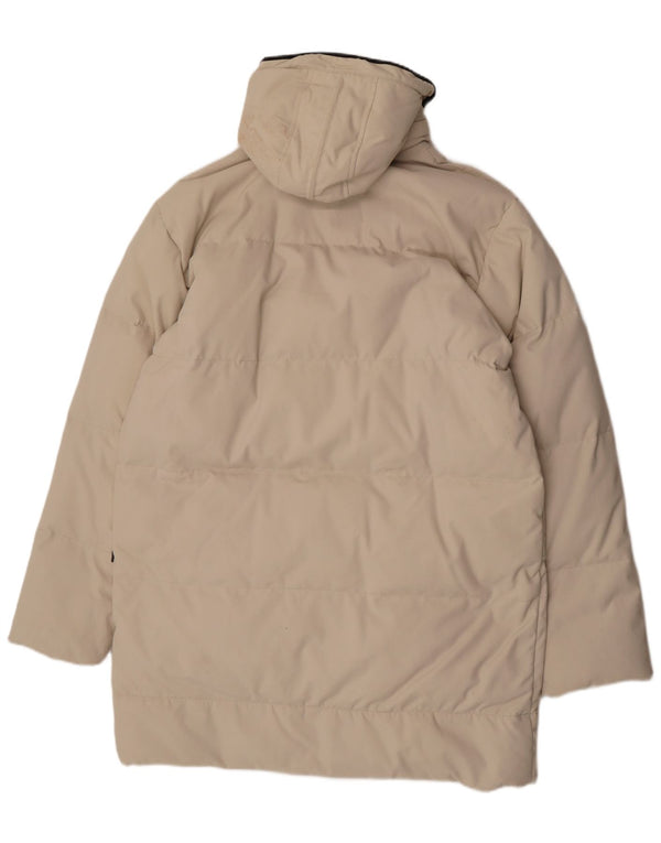 Diadora Abrigo acolchado con capucha para hombre ES 42 XL Poliamida blanco roto