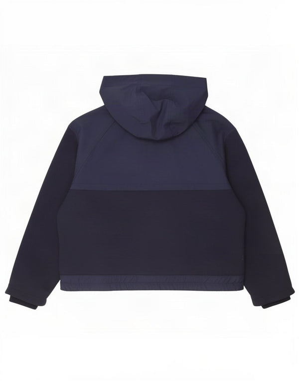 Chaqueta bomber con capucha para mujer Jack Wills UK 44 Large Azul marino Bloque de color