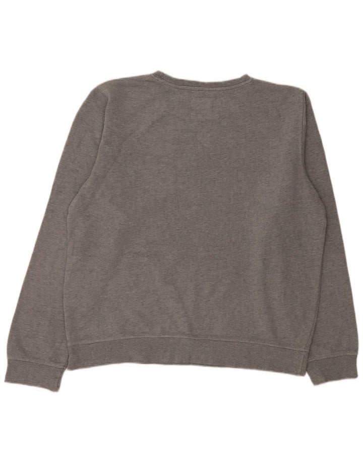 ELEMENT Sudadera Gráfica para Hombre Jersey Grande Gris Algodón