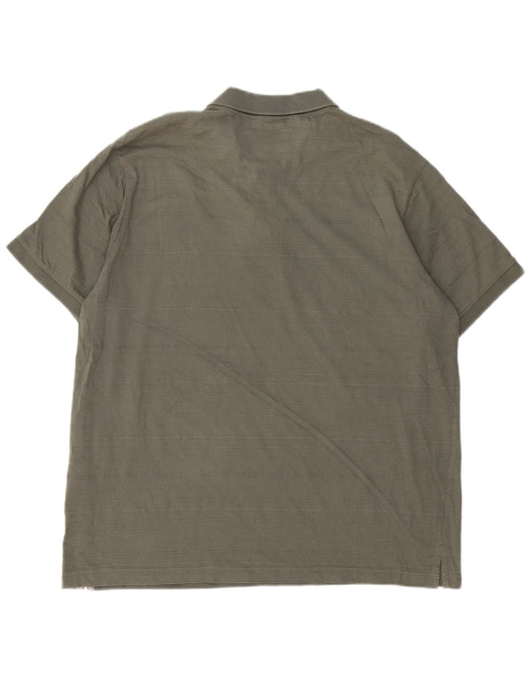 Polo para hombre Mountain Warehouse de algodón caqui grande