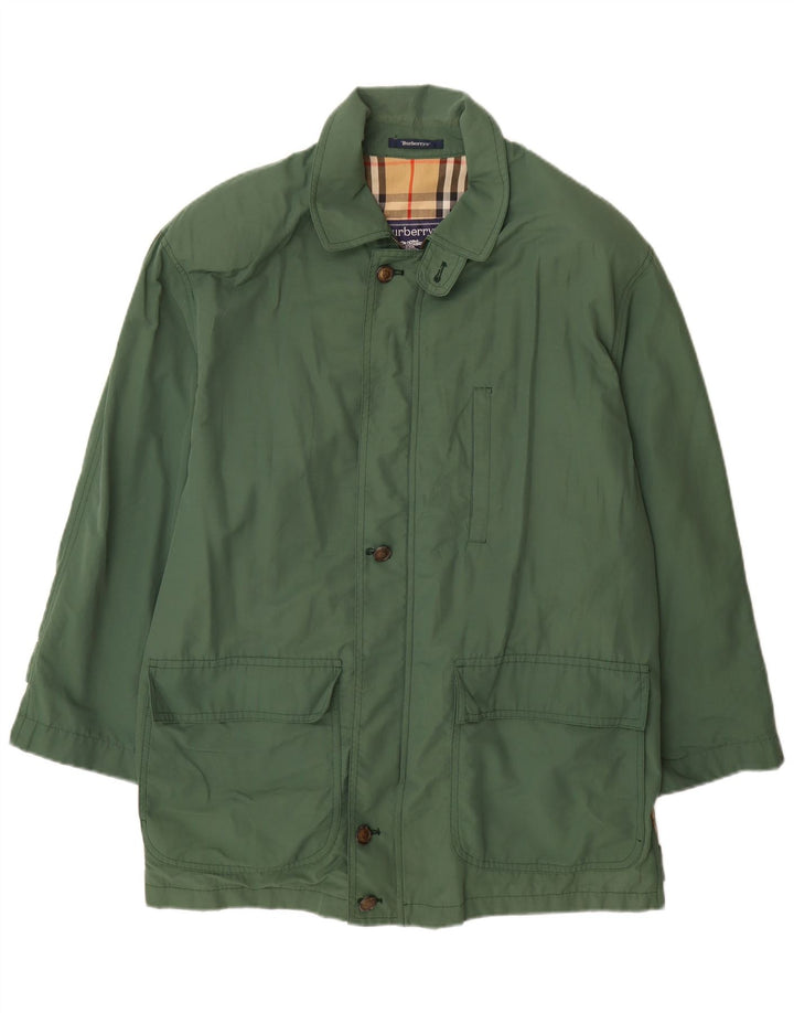 Burberrys Chaqueta utilitaria para hombre IT 52 Algodón verde grande