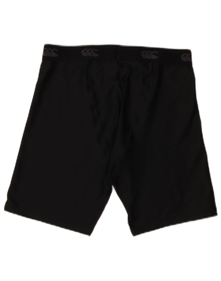 Canterbury Pantalones cortos deportivos gráficos para hombre XL Poliéster negro