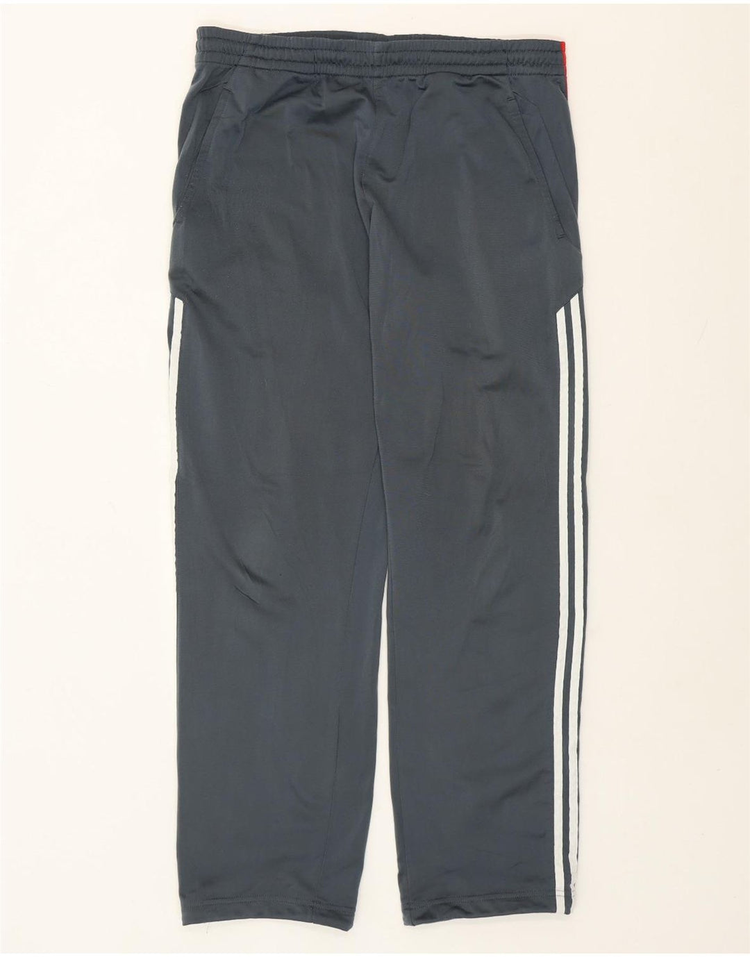 Adidas Pantalones de chándal para hombre ES 38/40 Gris medio Poliéster