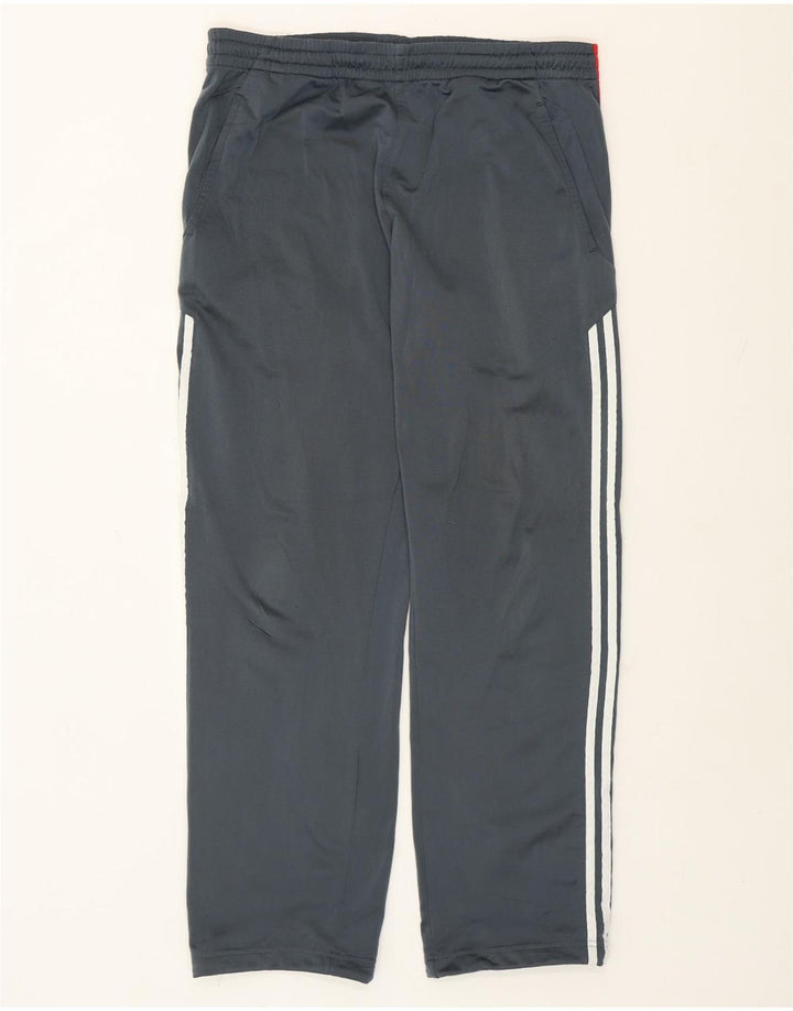 Adidas Pantalones de chándal para hombre ES 38/40 Gris medio Poliéster