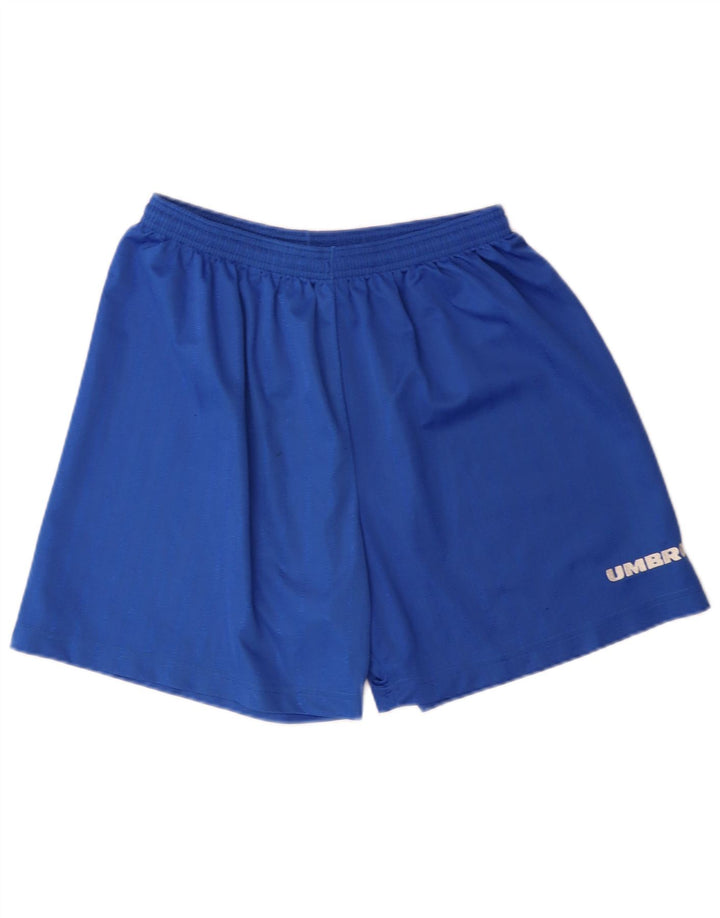 UMBRO Pantalones cortos deportivos para hombre poliéster azul grande