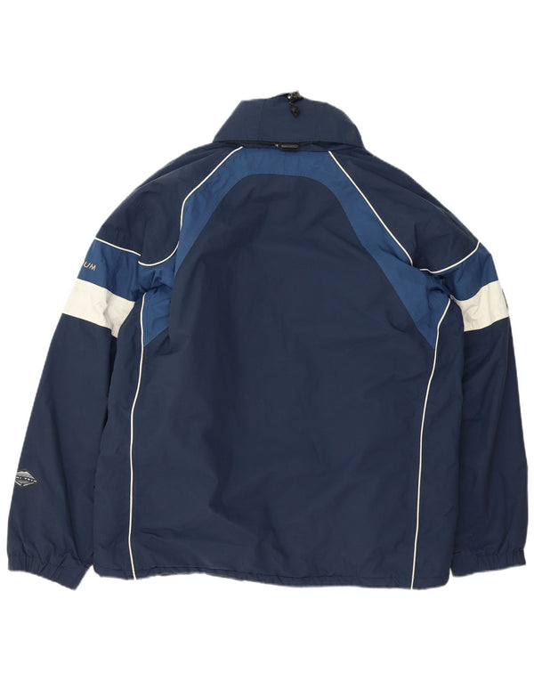 Columbia Chaqueta cortavientos de titanio para hombre Reino Unido 40 Grande Azul marino Colorblock