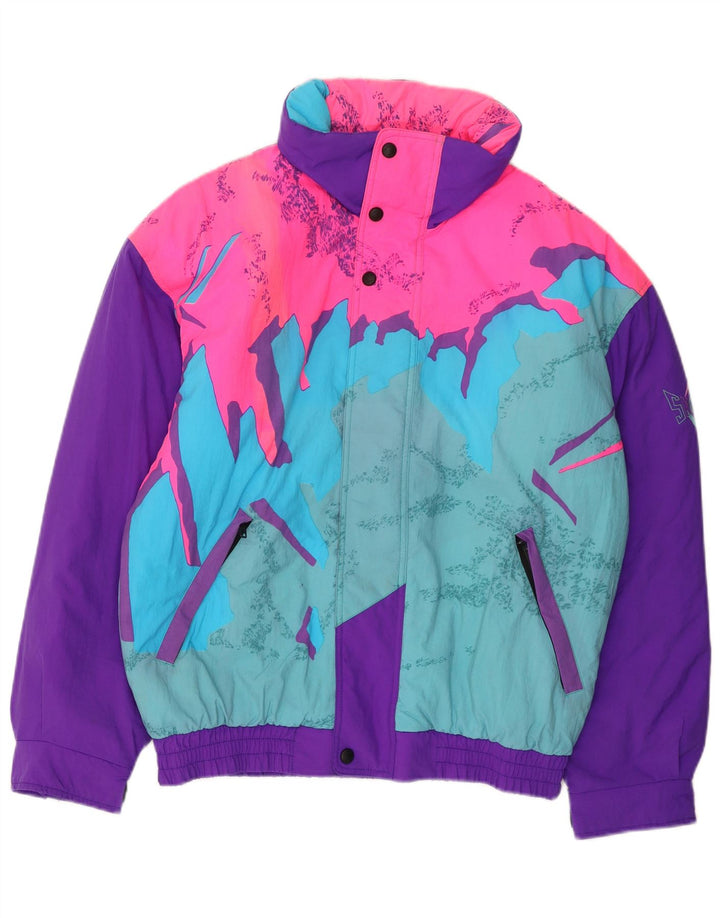 FILA Chaqueta de esquí holgada para hombre IT 48 Medium Multicolor Colourblock