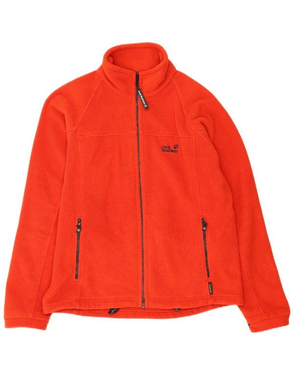 Jack Wolfskin Chaqueta polar con forro gráfico para hombre UK 42 XL Poliéster rojo