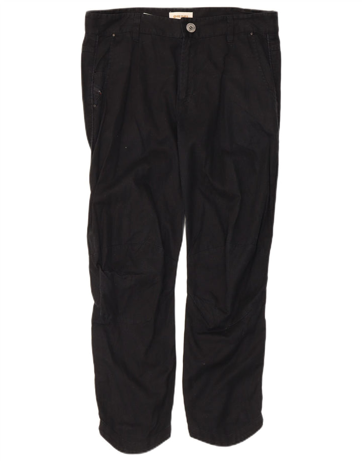 Pantalones Cortos Diesel Mujer W32 L25 Algodón Negro