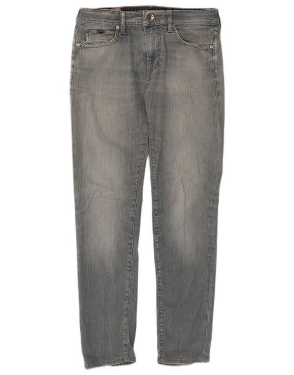 Vaqueros Slim Mujer Gas W32 L29 Algodón Gris