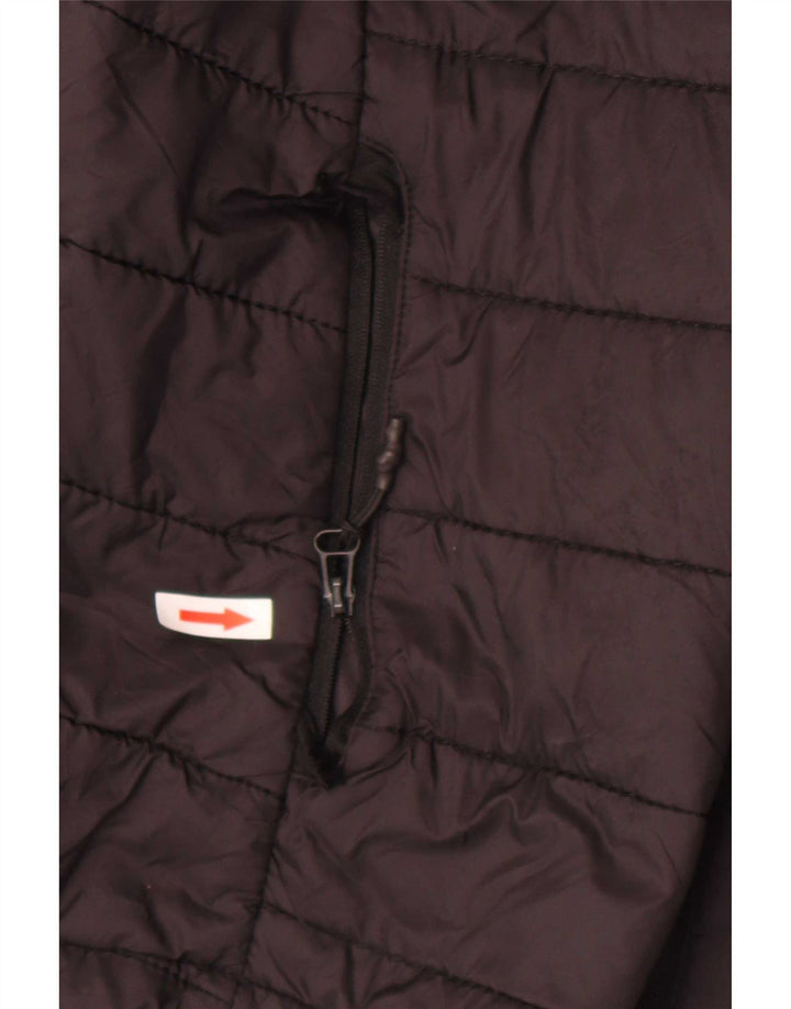 Zara Mens Chaleco Acolchado Reino Unido 40 Grande Negro