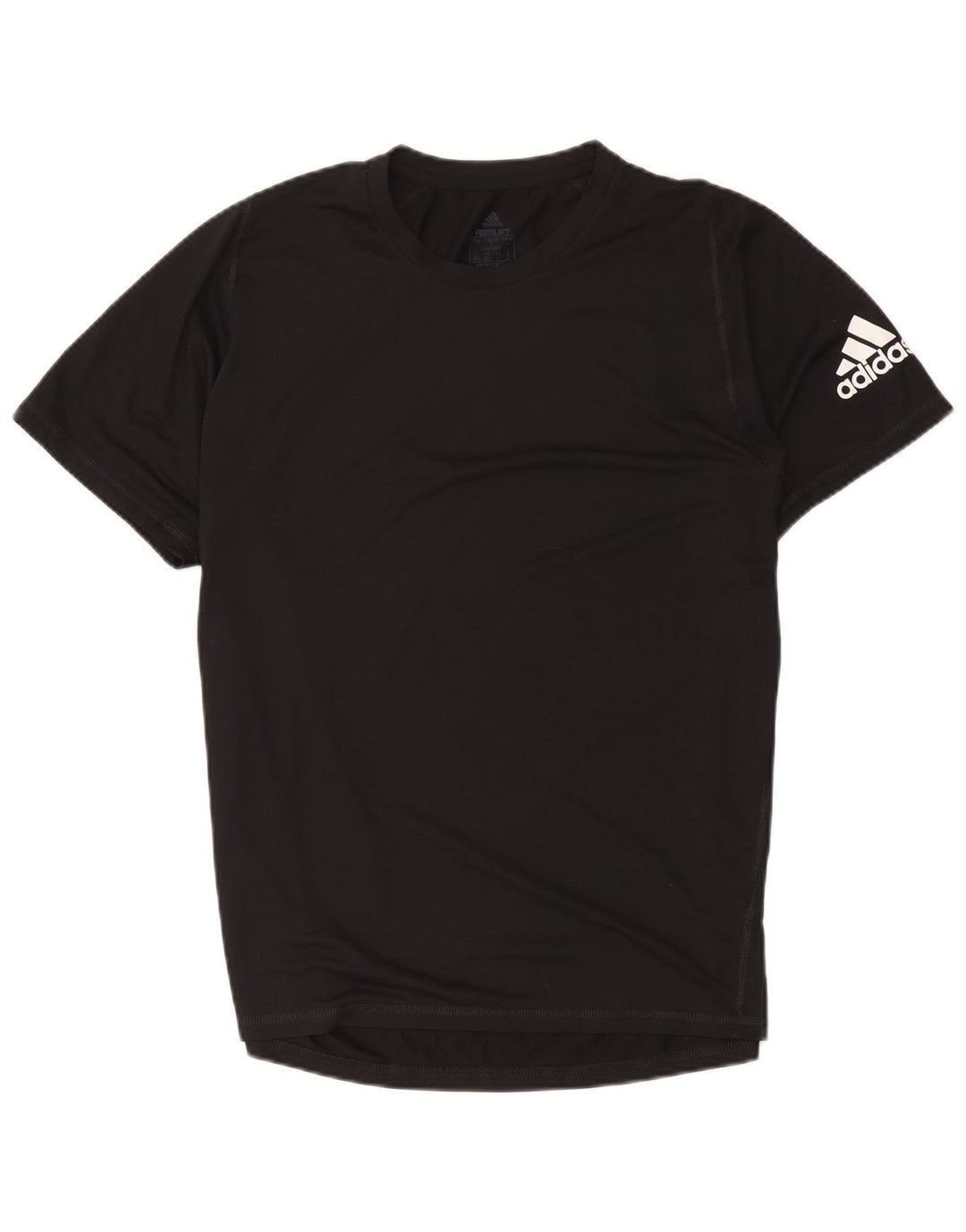 Adidas - Camiseta gráfica para hombre, talla grande, poliéster negro