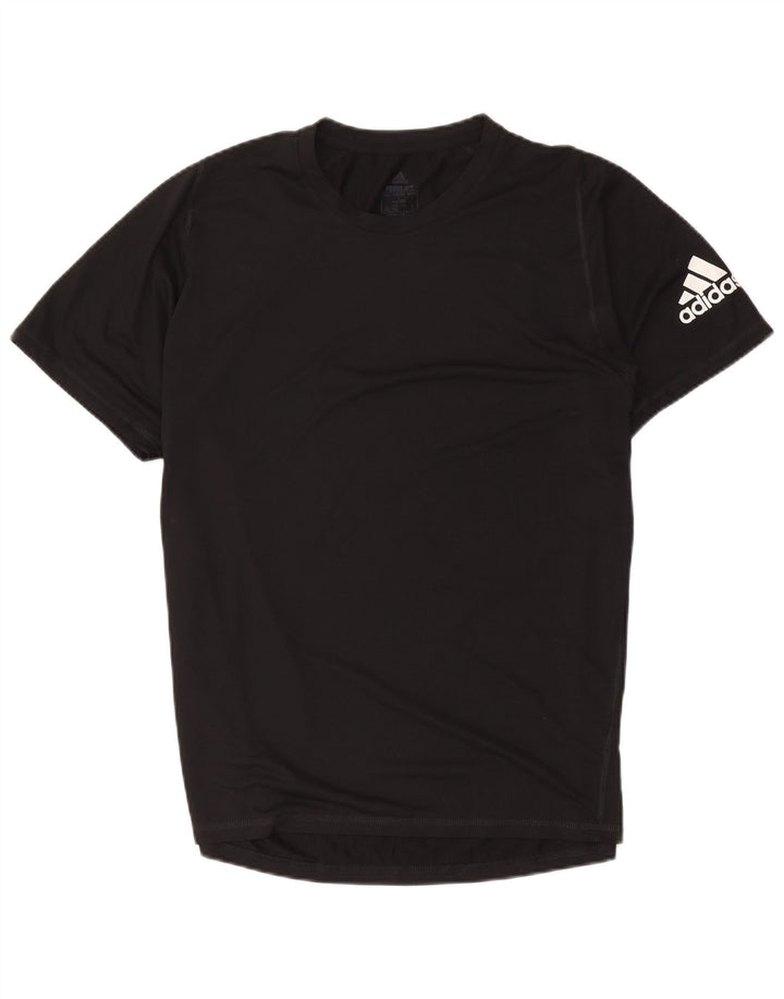 Adidas - Camiseta gráfica para hombre, talla grande, poliéster negro