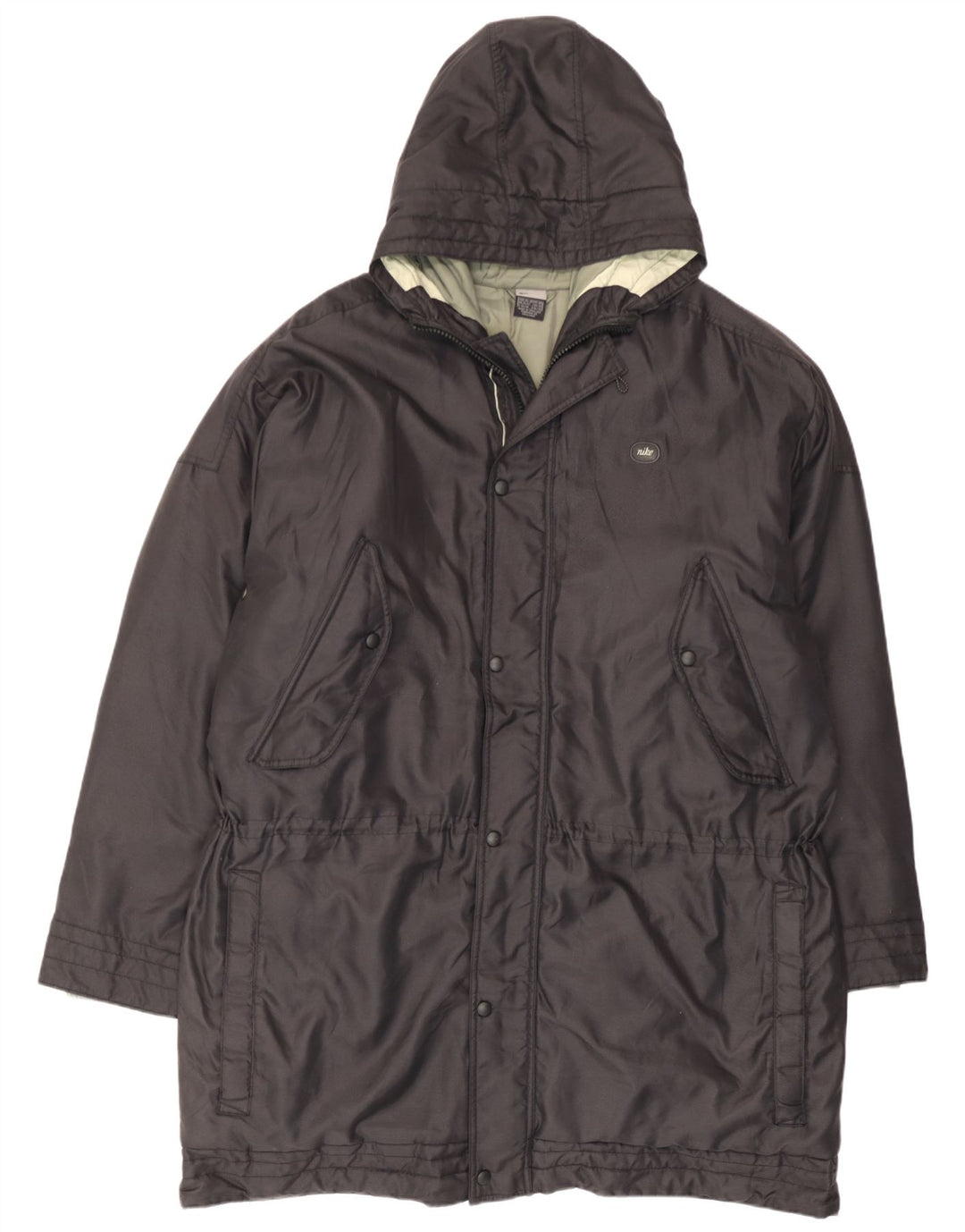 Nike Abrigo cortavientos con capucha para hombre UK 45/47 XL Poliéster negro