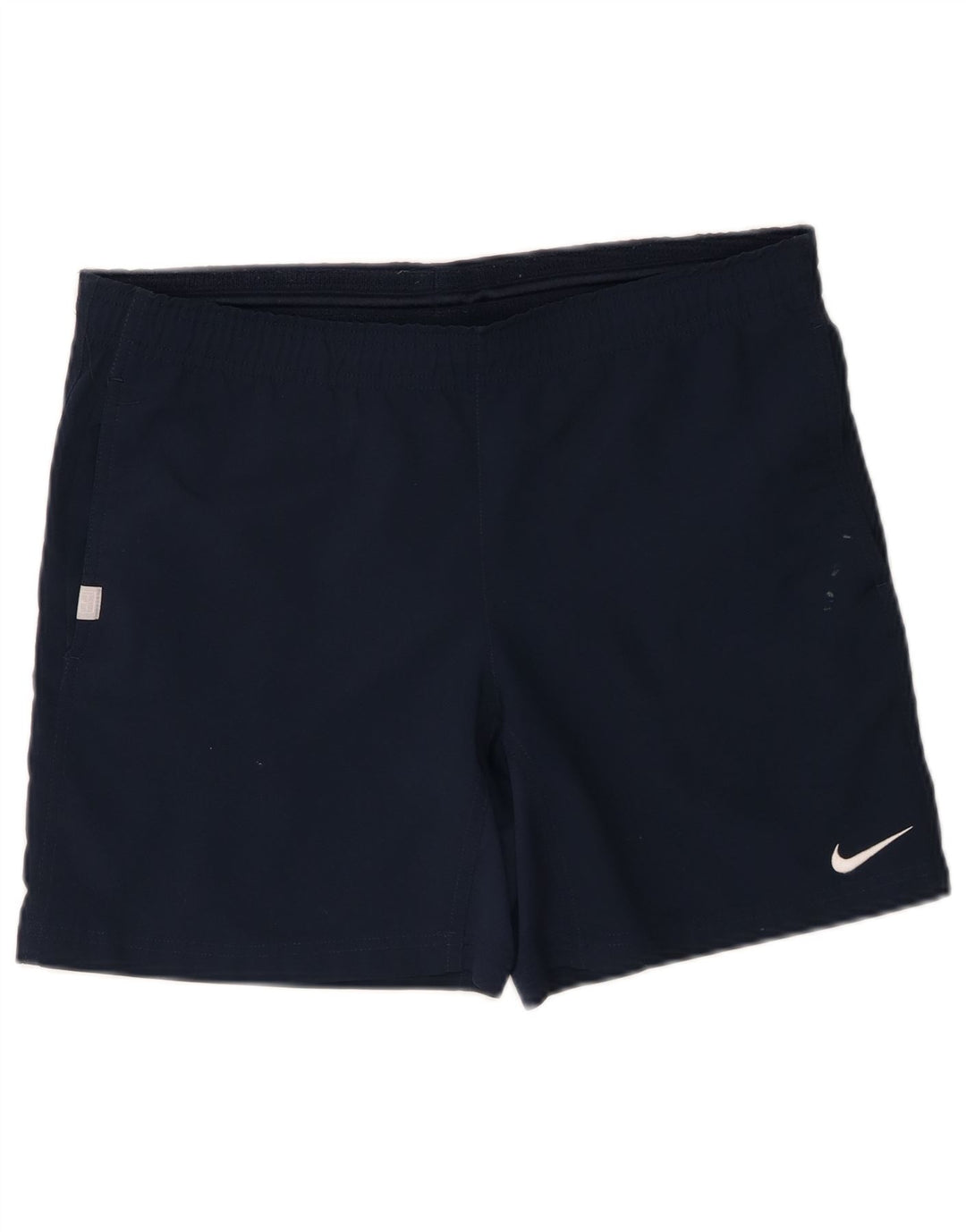 Nike Dri Fit - Pantalones cortos deportivos para hombre, talla pequeña, poliéster, color azul marino