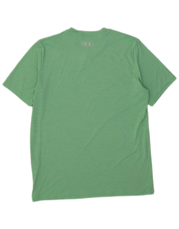 Camiseta Under Armour Hombre Top Poliéster Verde Medio