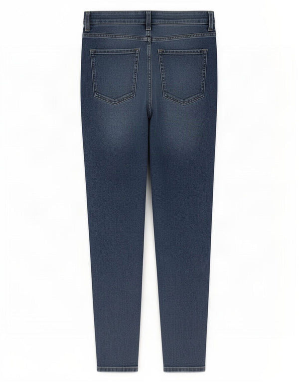 Marks & Spencer Vaqueros ajustados para mujer UK 14 Medium W30 L26 Algodón azul