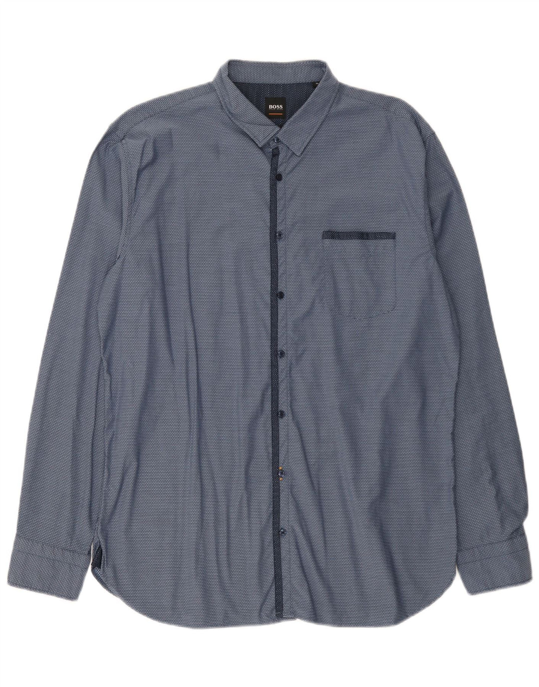 Camisa Hugo Boss Hombre XL Manchas Azules