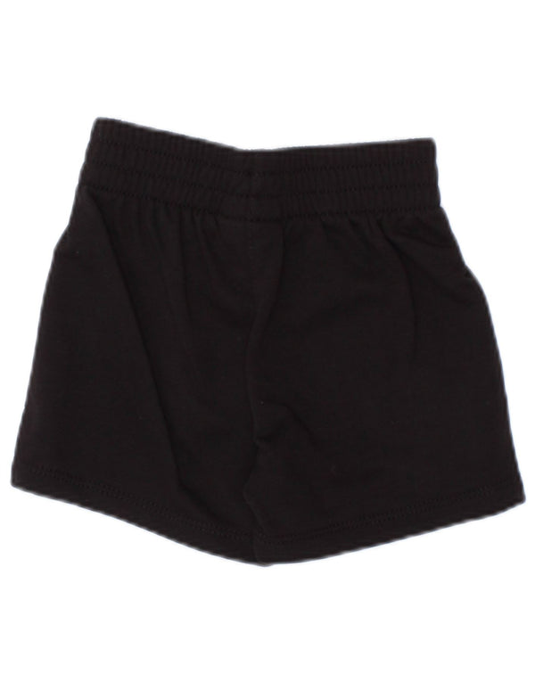 Nike Pantalones cortos deportivos para bebés de 9 a 12 meses, algodón negro