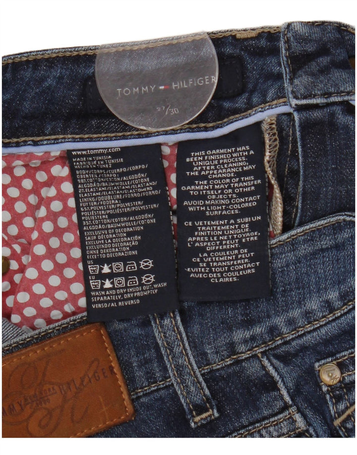 TOMMY HILFIGER Vaqueros Bootcut para Mujer W27 L30 Algodón Azul Marino