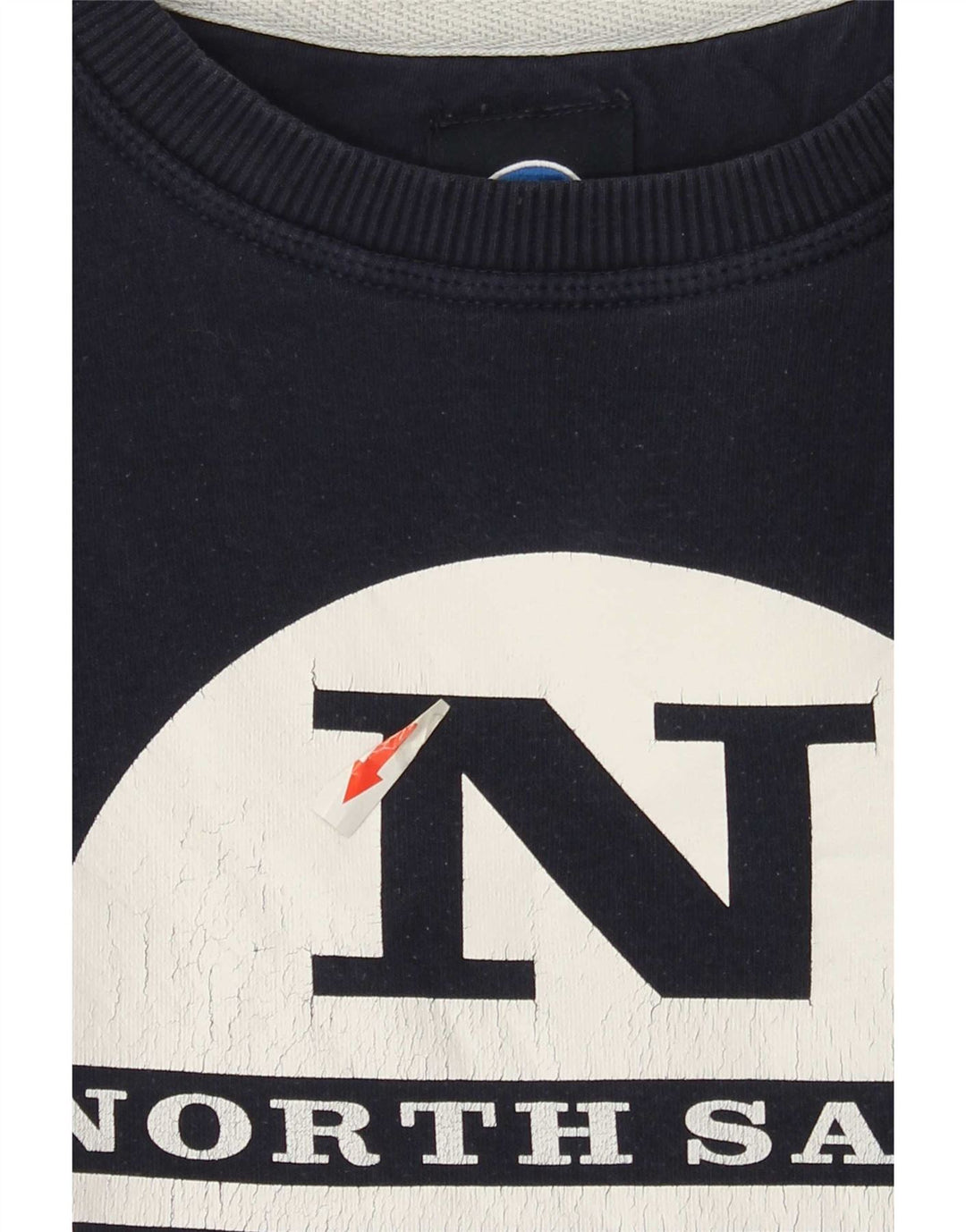North Sails Hombre Sudadera Gráfica Jersey Pequeño Algodón Azul Marino