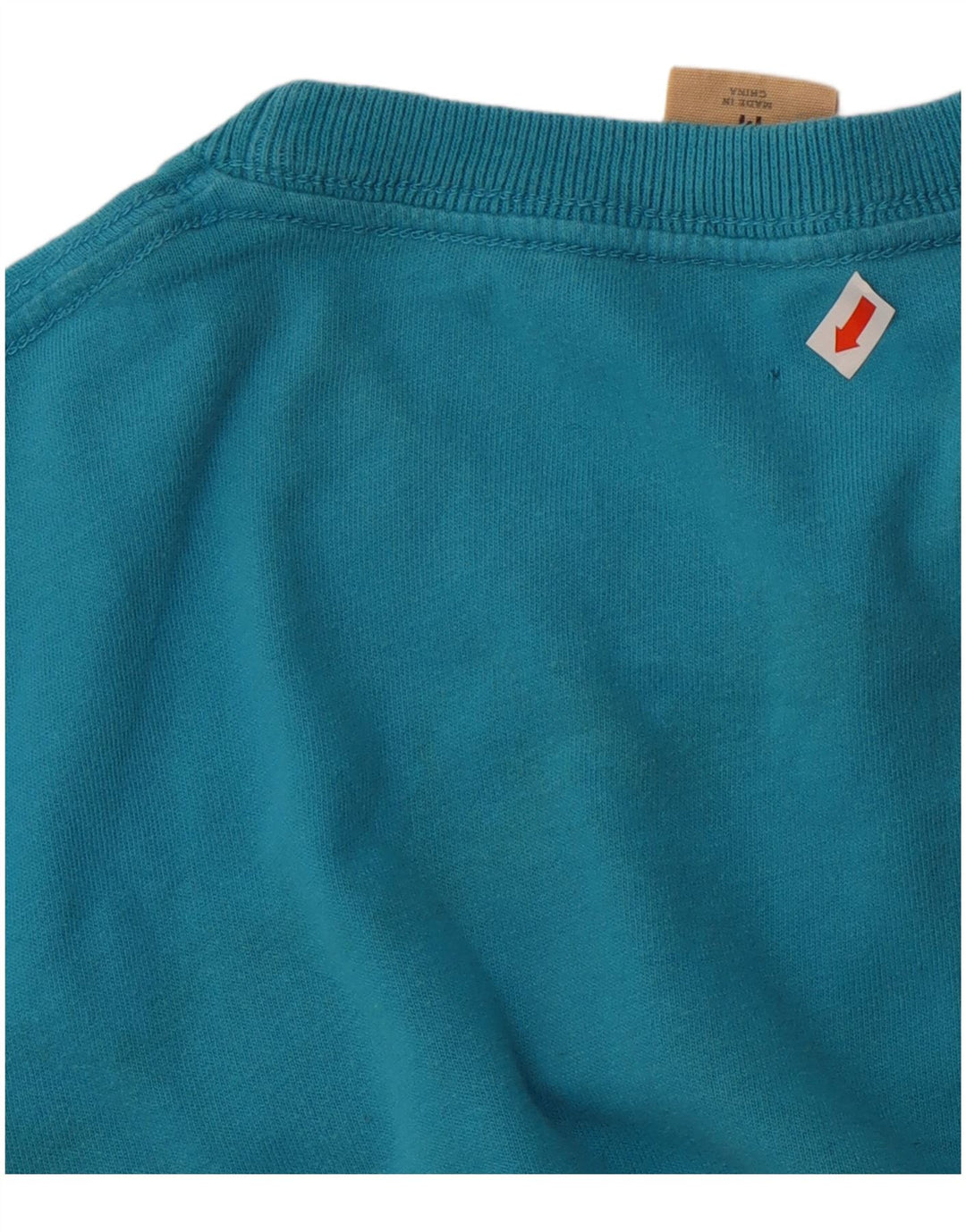 Camiseta Hollister Hombre Graphic Top Algodón Azul Medio