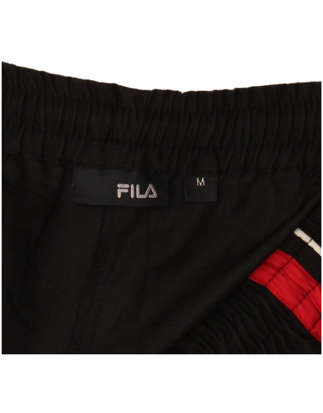 Fila Bermudas deportivas para hombre, pantalones cortos medianos negros