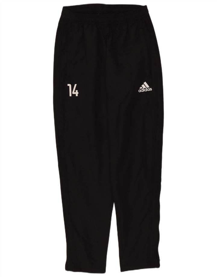 Adidas Mens Climalite Chándal Pantalones Pequeños Negro Poliéster
