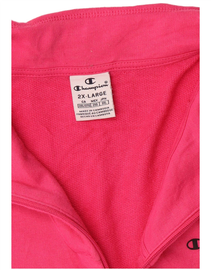 CHAMPION Chaqueta de chándal para mujer UK 20 2XL Rosa