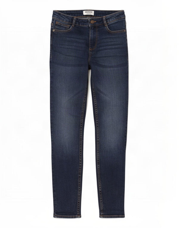 Zara Womens Trafaluc Skinny Jeans EU 36 XS W26 L27 Navy Blue Cotton