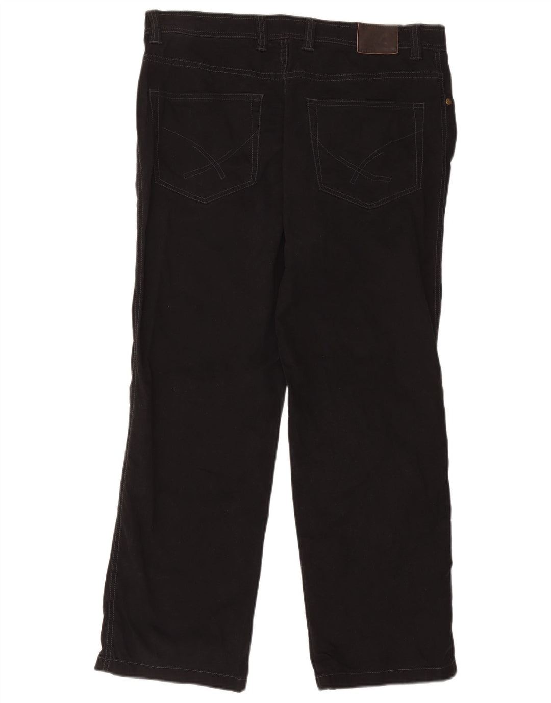Vaqueros rectos para hombre John Lewis W36 L29 Algodón negro