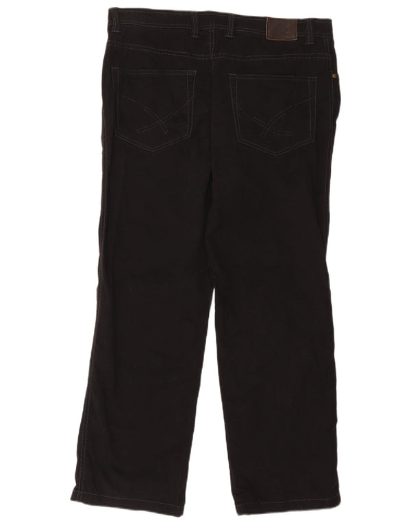 Vaqueros rectos para hombre John Lewis W36 L29 Algodón negro