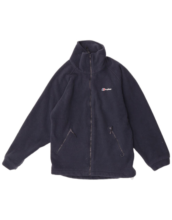 Berghaus Chaqueta polar para hombre UK 36 Small Azul marino Poliéster