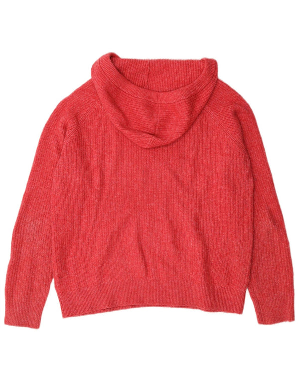 Marks & Spencer - Jersey extragrande con capucha para mujer, talla 40, color rojo mediano