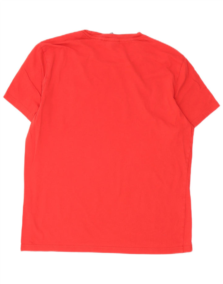 Champion Camiseta gráfica para hombre Top Medium Red Cotton