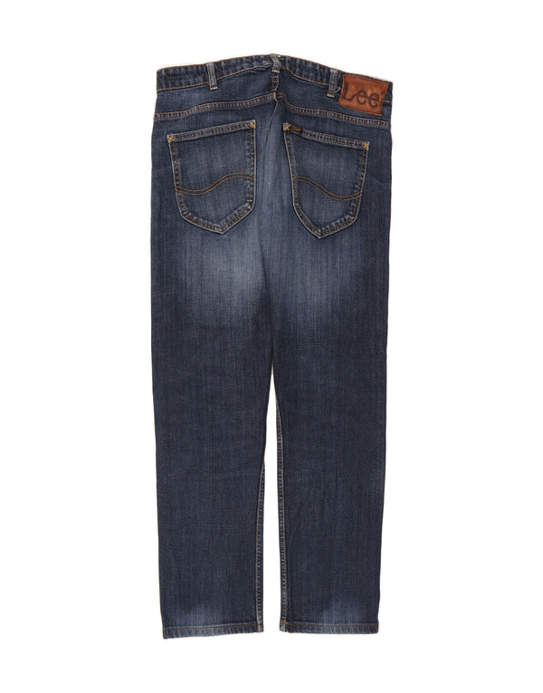 Vaqueros rectos Powell para mujer LEE W34 L30 Algodón azul marino