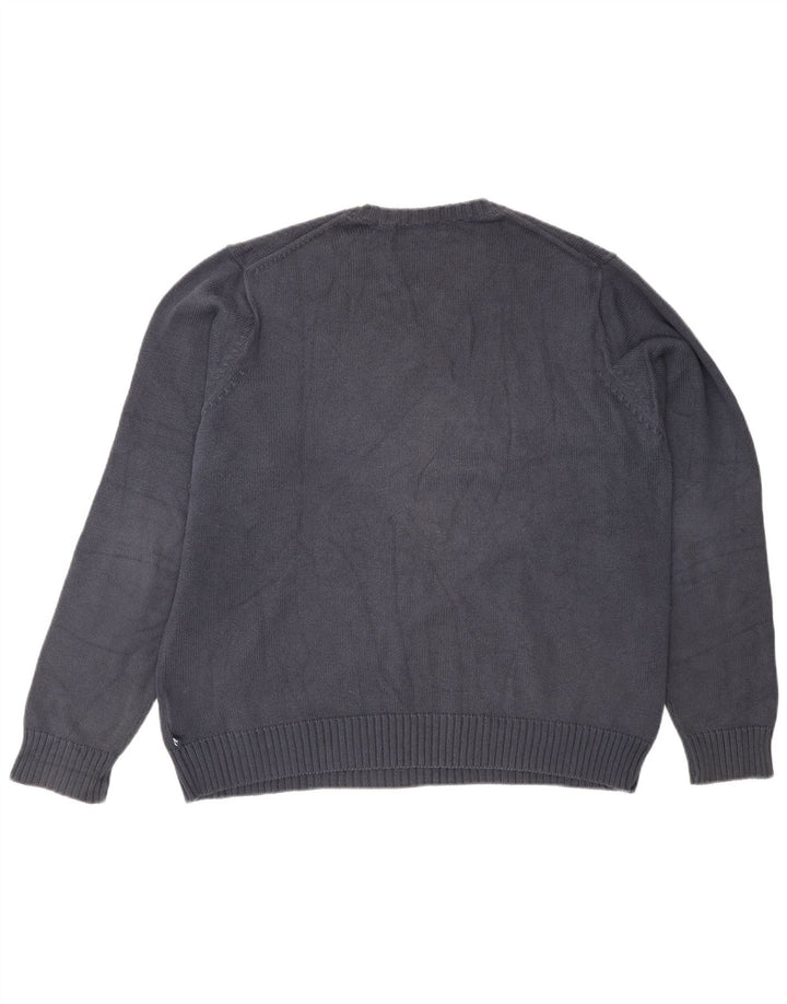 Marks & Spencer Suéter con Cuello en V Blue Harbor para Hombre Azul Marino Mediano