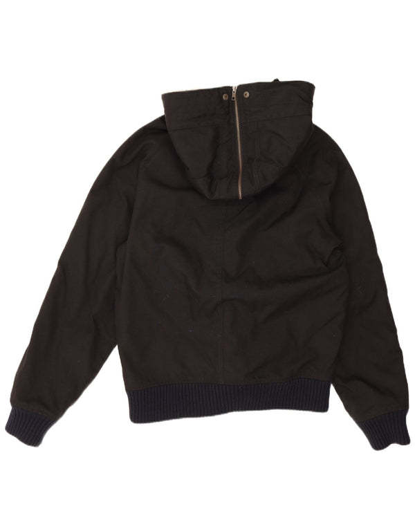 Woolrich Chaqueta bomber acolchada con capucha para hombre UK 40 Large Poliamida negra