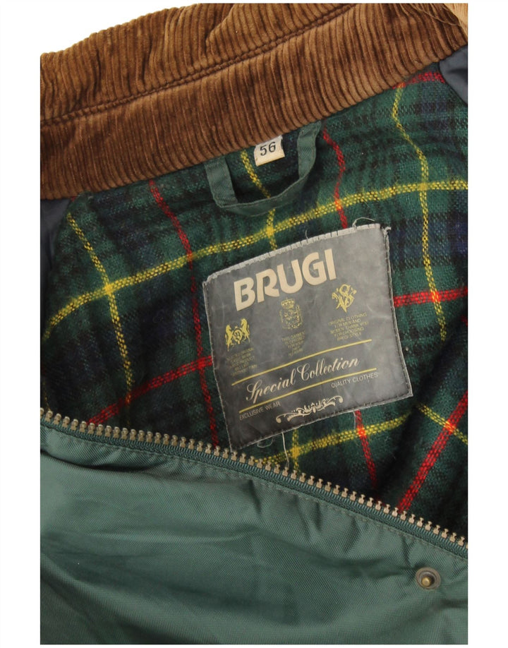 BRUGI Chaqueta utilitaria para hombre IT 56 3XL Verde