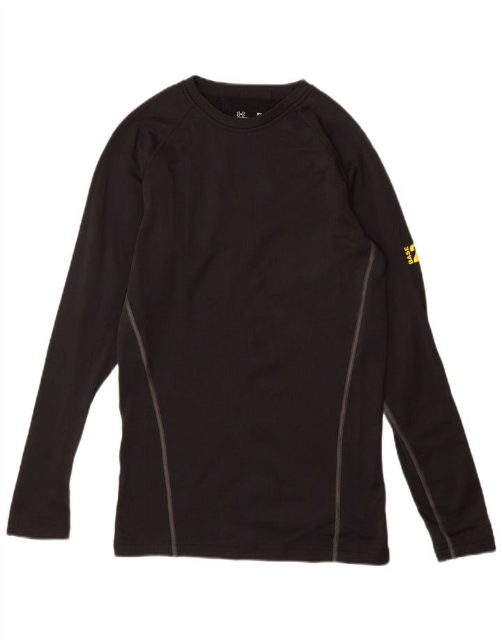 Under Armour Camiseta Cold Gear para mujer de manga larga UK 10 Small Poliéster negro
