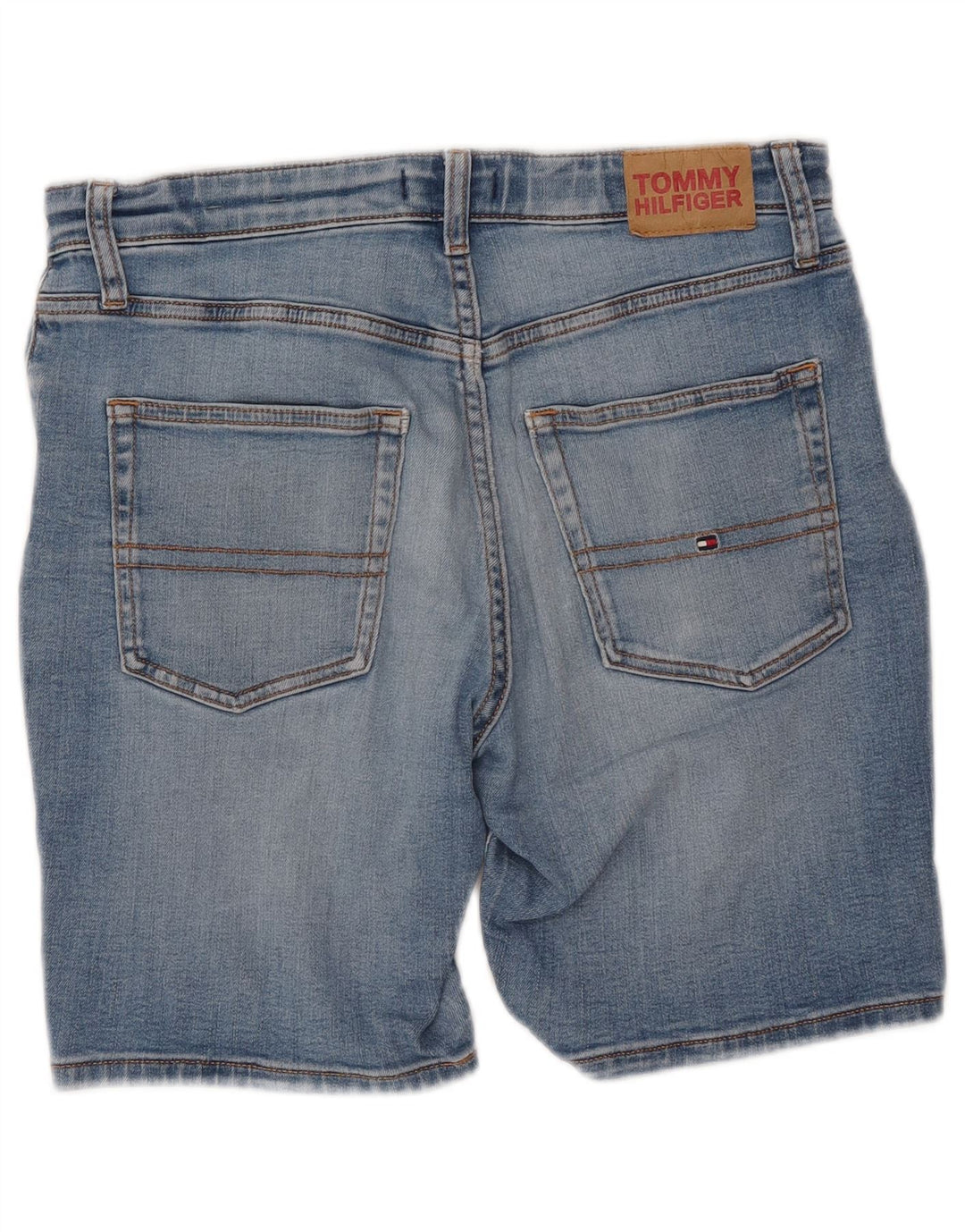 TOMMY HILFIGER Shorts vaqueros cónicos para niña 15-16 años W30 Algodón azul