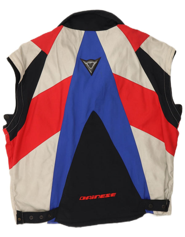Dainese Mens Graphic Biker Gilet IT 56 XL Bloque de color multicolor