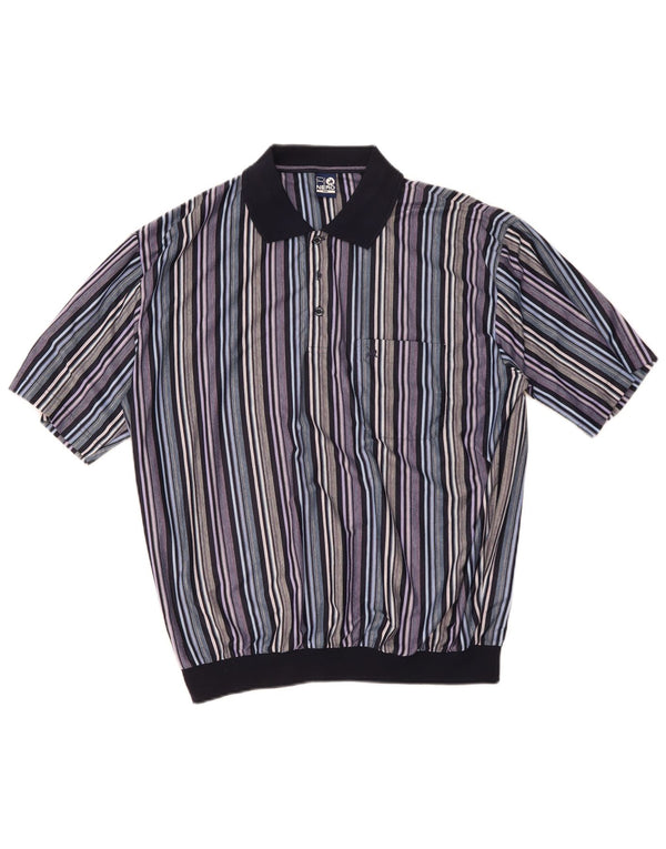 Rionero Hombre Polo Cuello Jersey Jersey 2XL Multicolor Rayas