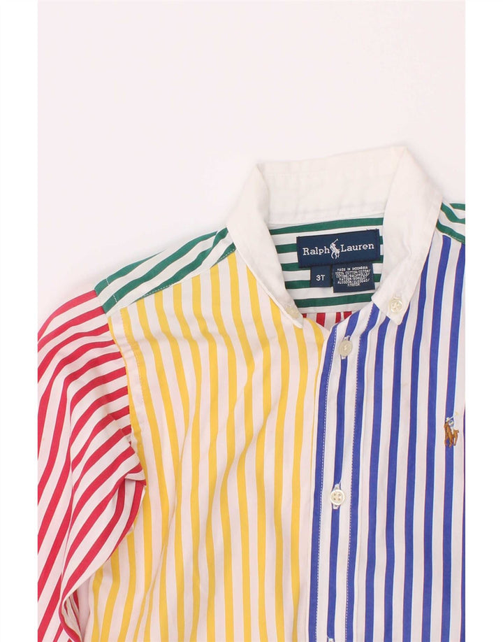 Ralph Lauren Camisa Niño 2-3 Años Algodón Rayas Multicolor