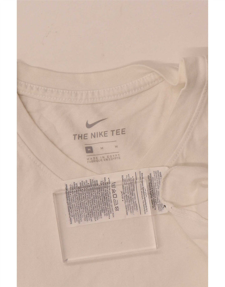 Camiseta Nike Hombre Top Medium Blanco Algodón