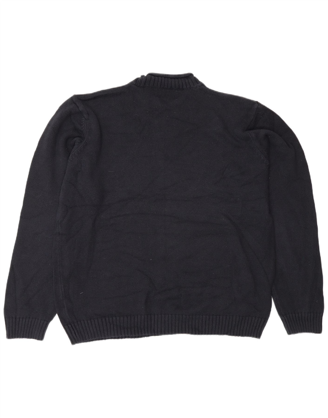 Marks & Spencer Suéter azul marino con cuello de tortuga Harbor para hombre 2XL Azul marino