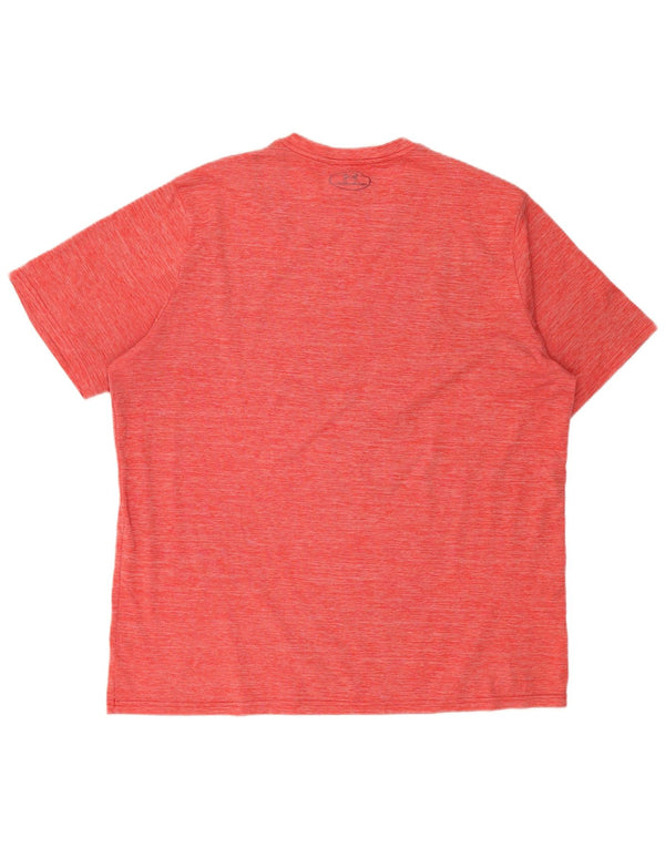 Under Armour Camiseta Heat Gear para hombre Top 2XL Poliéster moteado rojo