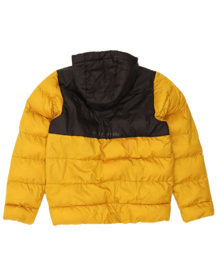 Helly Hansen Chaqueta acolchada con capucha para niños 13-14 años, color amarillo